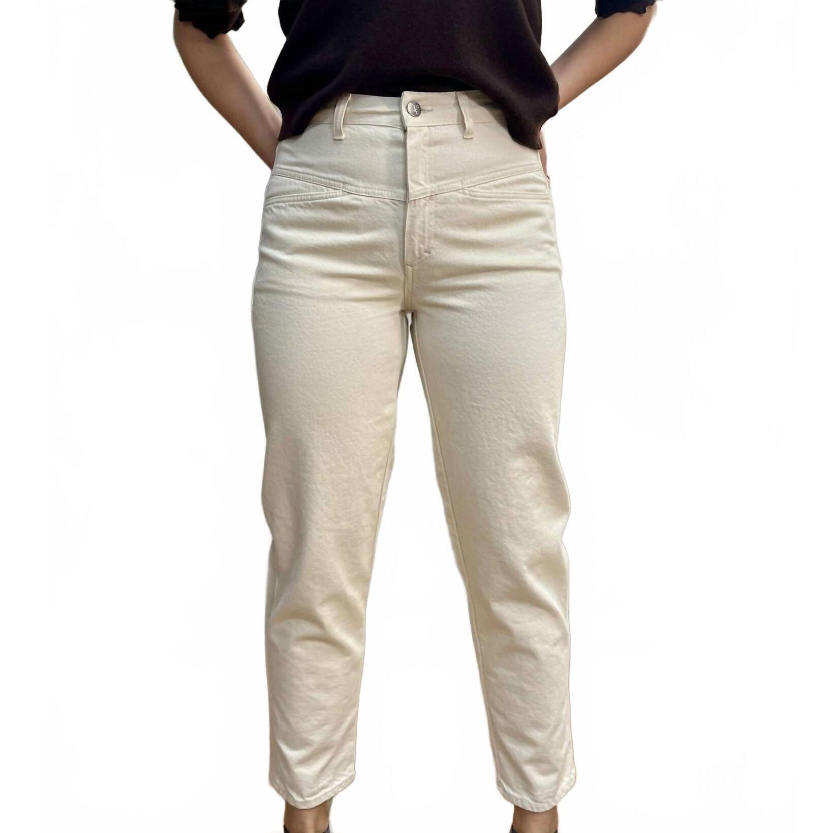 New Closed Pedal Pusher Jeans In 218